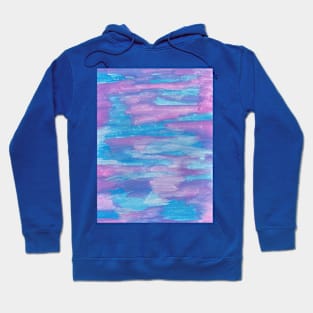 Blue and Purple Swirl Hoodie